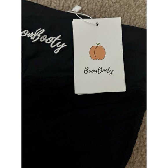 Boom Booty Anti Cellulite Black Leggings Womens Large New NWT - Picture 5 of 7